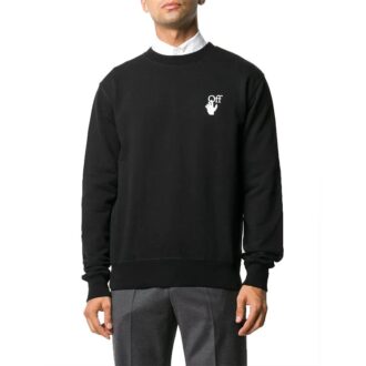 Pulover negru cu imprimeu logo „Cut Here”