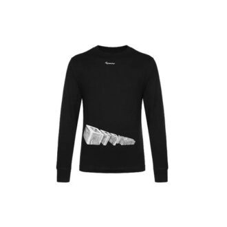 Pulover Off-White pentru bărbați cu model 3D, negru