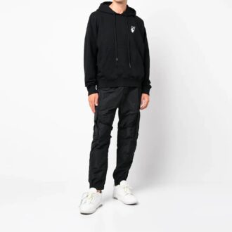 Pulover Off-White pentru bărbați FW21 cu model logo, lejer, negru Pulover Off-White pentru bărbați FW21 cu model logo, lejer, negru