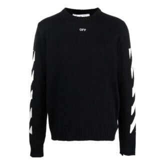 Pulover rotund FW22 „Negru Alb”