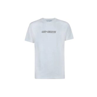 Pulover SS21 cu guler rotund, imprimeu logo, pantaloni scurți, croială slim, alb