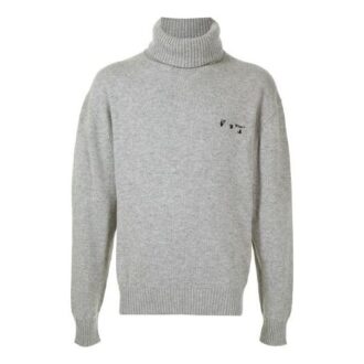 Pulover unisex SS21 cu logo brodat, gri