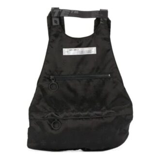 Rucsac cu logo Jacquard, rucsac școlar, negru