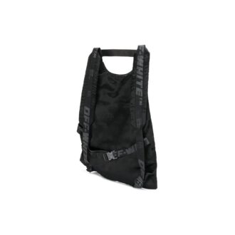 Rucsac cu logo Jacquard, rucsac școlar, negru