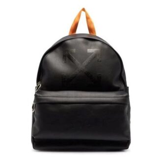 Rucsac din piele negru pentru bărbați Off-White