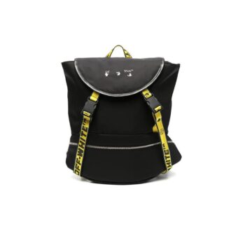 Rucsac funcțional Off-White pentru bărbați din seria 21 cu imprimeu logo, negru