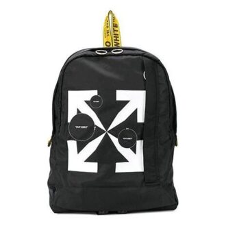 Rucsac negru din nailon Off-White pentru bărbați