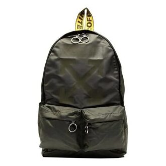 Rucsac verde pentru bărbați Off-White