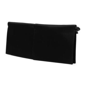 Seria Printing Gență de umăr cu fermoar în stil industrial Borsetă Negru