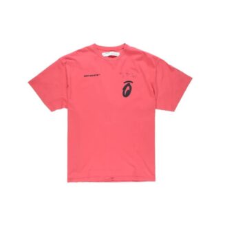 Splitted Arrows Tricou larg cu mâneci scurte, roșu