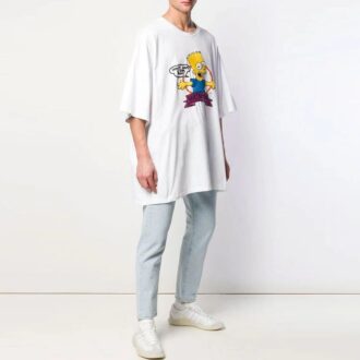 SS19 Bart Simpson Pantaloni Scurți cu mânecă scurtă