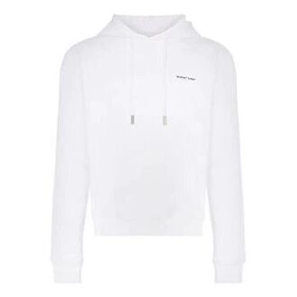 SS19 Imprimare cu șnur Imprimare Bumbac Fleece Bărbați Alb