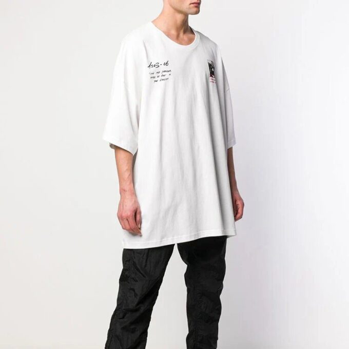 SS19 Imprimeu cu logo Mona Lisa Oversize