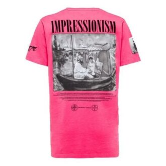 SS19 Imprimeu grafic cu barcă Impresionism Bumbac