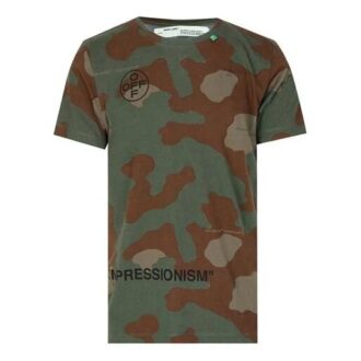 SS19 Pantaloni Scurți din bumbac cu mânecă scurtă, model camuflaj