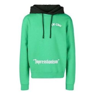 SS19 Pulover cu glugă verde Verde
