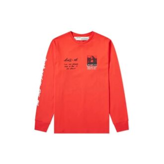 SS19 Tricou cu mânecă lungă pentru bărbați cu logo Mona Lisa