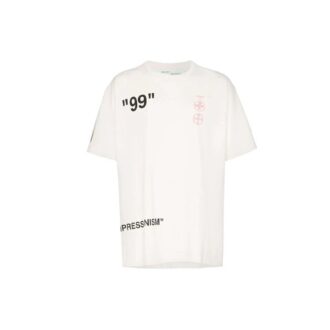 SS19 Tricou cu mânecă scurtă Oversize cu imprimeu logo pe spate 99