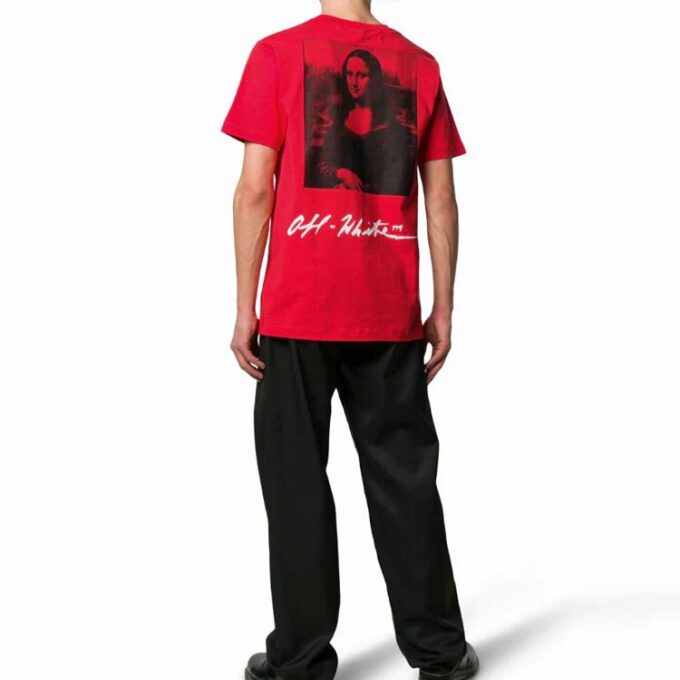 SS19 Tricou pentru bărbați cu logo Mona Lisa, croială normală