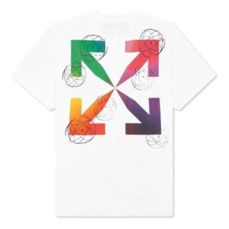 SS20 Futura Atoms Logo cu săgeți colorate, pantaloni scurți, oversize