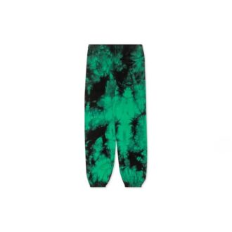 SS20 Pantaloni cu imprimeu tie-dye pentru bărbați, verde