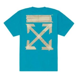 SS20 Tricou cu mânecă scurtă cu bandă cu săgeți diagonale