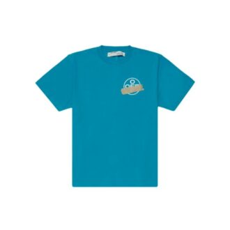 SS20 Tricou cu mânecă scurtă cu bandă cu săgeți diagonale