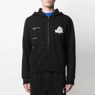 SS21 Adam Is Eve Logo, versiune slim fit, negru