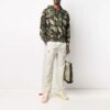 SS21 Camuflaj Imprimare integrală Croială largă Verde