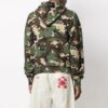 SS21 Camuflaj Imprimare integrală Croială largă Verde