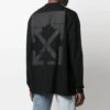 SS21 cu imprimeu logo, mâneci lungi, negru