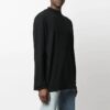 SS21 cu imprimeu logo, mâneci lungi, negru