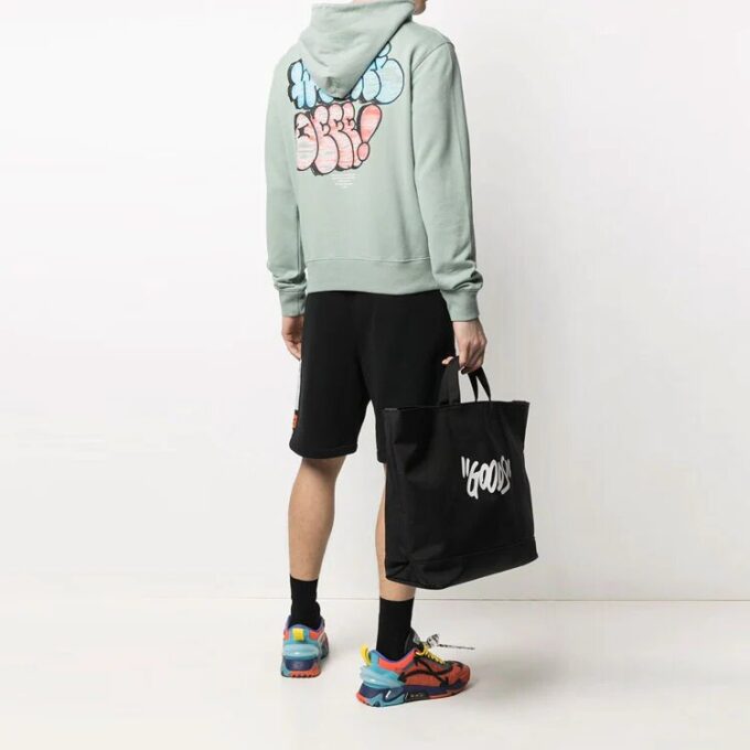 SS21 Imprimare cu logo graffiti Verde