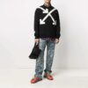 SS21 Imprimare cu model de săgeți Negru