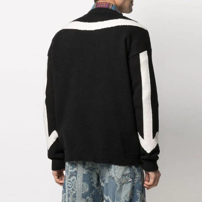 SS21 Imprimare cu model de săgeți Negru