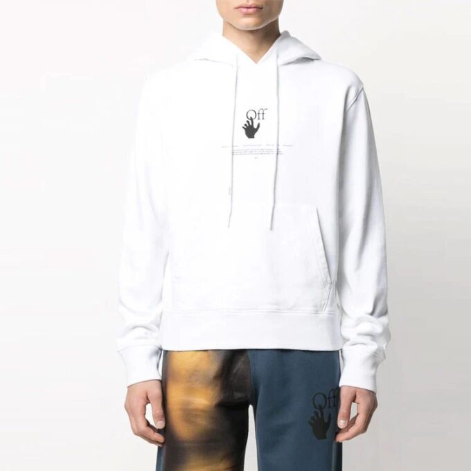 SS21 Imprimare logo graffiti Alb