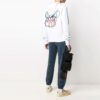 SS21 Imprimare logo graffiti Alb