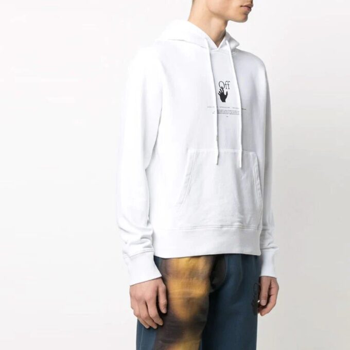 SS21 Imprimare logo graffiti Alb