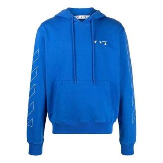 SS21 Imprimare logo în diagonală, croială largă, albastru
