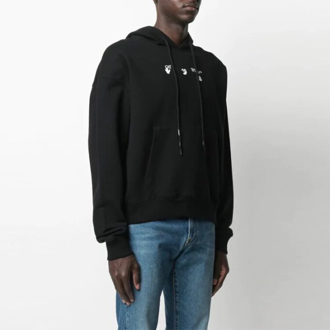 SS21 Imprimeu cu model, croială largă, negru