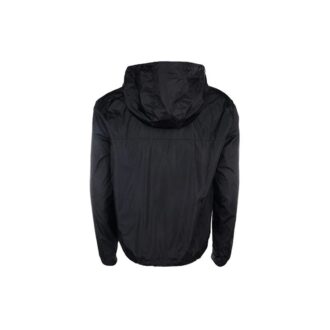 SS21 Jachetă casual cu glugă și fermoar, versiune standard, negru