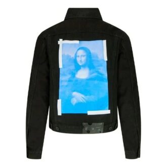 SS21 Jachetă din denim Mona Lisa, negru