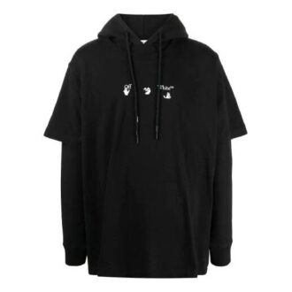 SS21 Logo cu imprimeu cu săgeți, versiune standard, negru