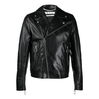 SS21 Model cu logo, fermoar, croială slim, negru