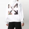 SS21 Model cu logo imprimat, croială largă, alb