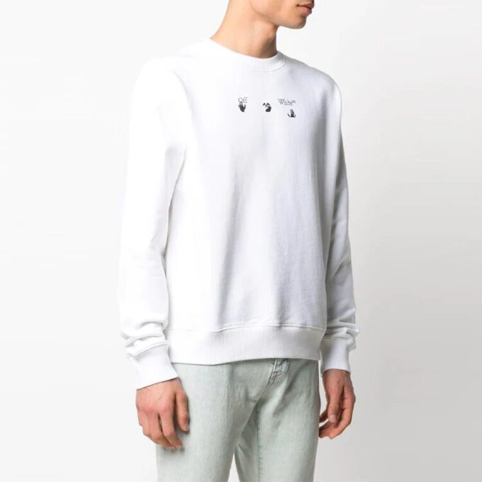 SS21 Model cu săgeți, versiune sport, alb