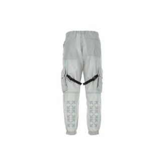SS21 Pantaloni cargo casual cu buzunare multiple, gri