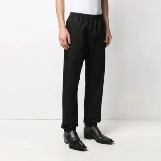 SS21 Pantaloni lungi casual cu logo, negri