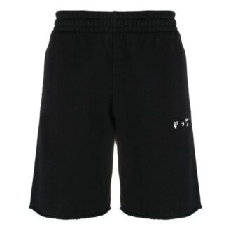 SS21 Pantaloni Scurți sport cu logo, negri