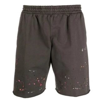 SS21 Pantaloni Scurți sport largi cu imprimeu, versiune gri